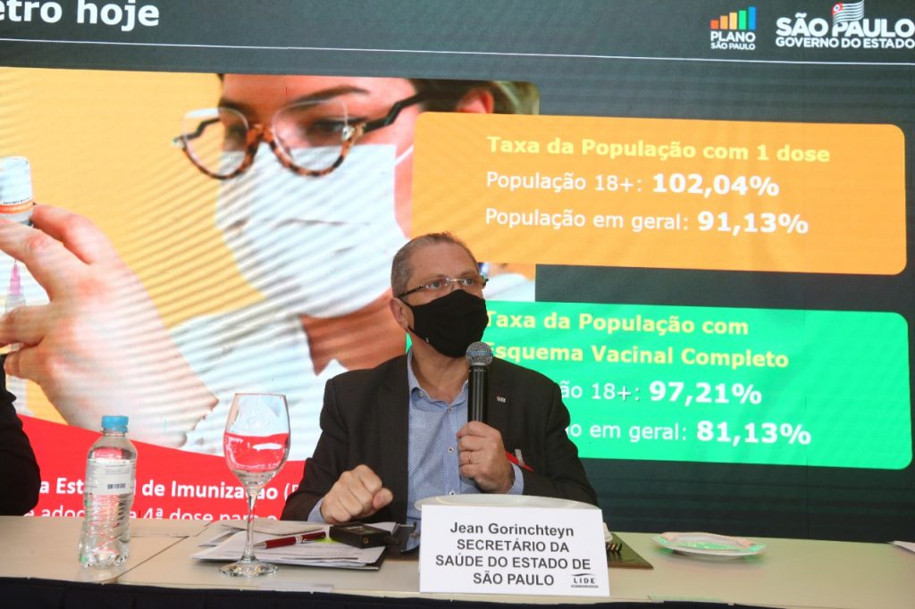 Jean Gorinchteyn, Secretário de Saúde do Estado de São Paulo